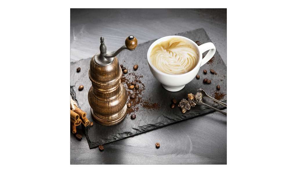 Glasbild 30x30 cm  Cafe I ¦ grau ¦ Maße (cm): B: 30 H: 30 Dekoration > Bilder & Schilder - Höffner