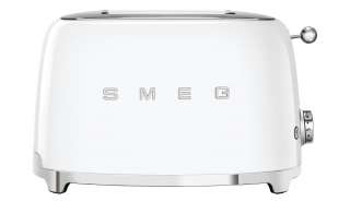 smeg Toaster  TSF01WHEU ¦ weiß ¦ Edelstahl ¦ Maße (cm): B: 31 H: 19,8 T: 19,5 Elektrokleingeräte > Toaster - Höffner