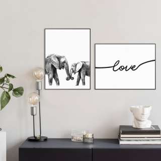 home24 Bildset Liebe (2-teilig)