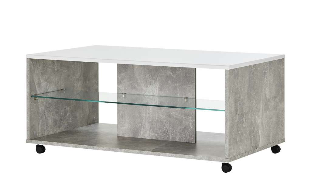 Couchtisch  Palmarola ¦ grau ¦ Maße (cm): B: 60 H: 45 T: 45 Tische > Couchtische > Couchtische rechteckig - Höffner