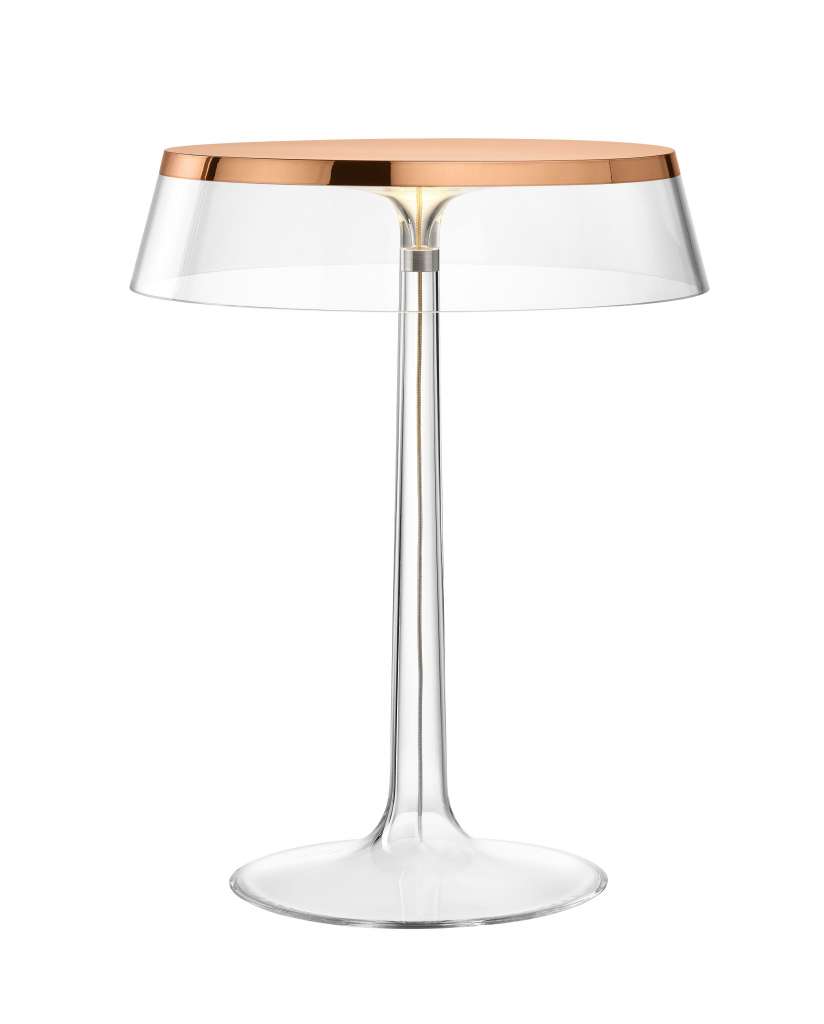 Flos - Bon Jour Tischleuchte - kupfer - Krone transparent - indoor