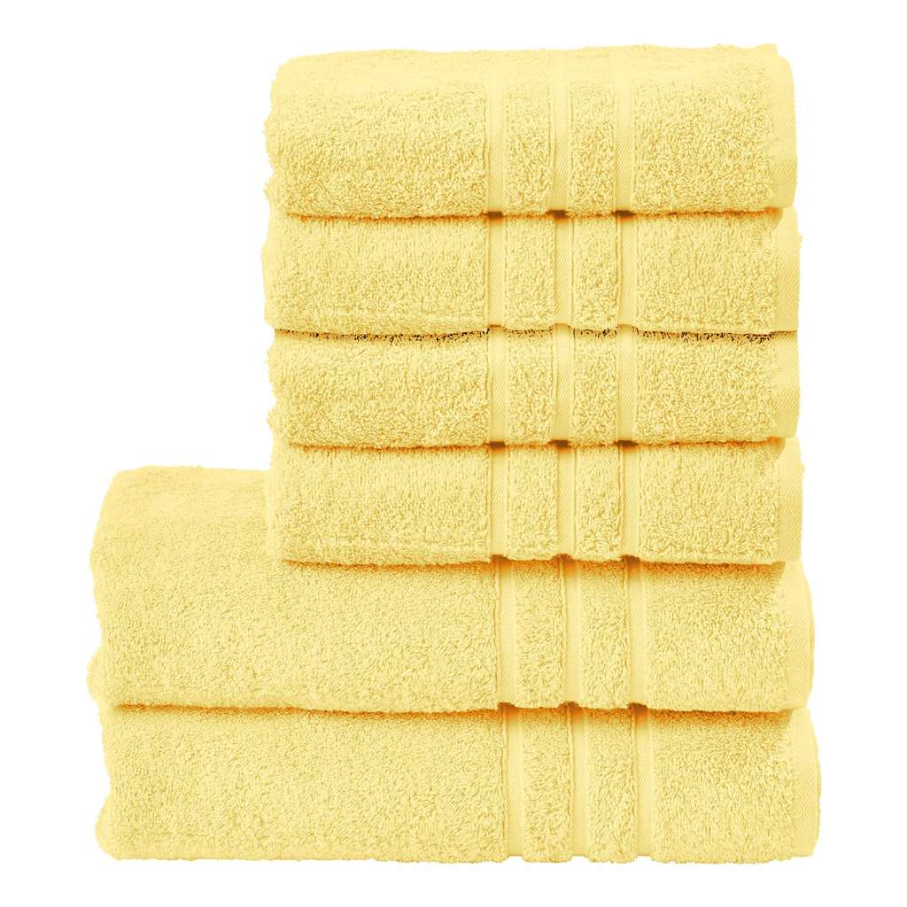 home24 Handtuchset Daily Uni (6-teilig)