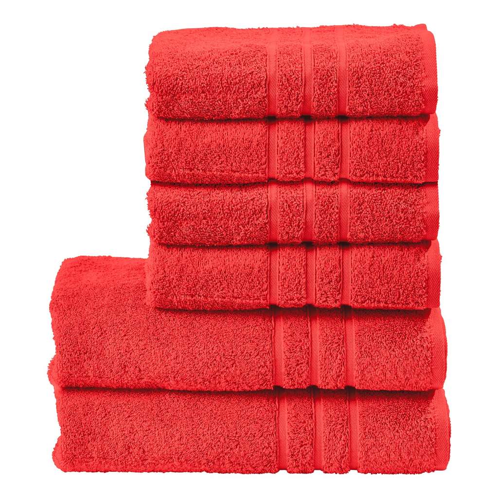 home24 Handtuchset Daily Uni (6-teilig)