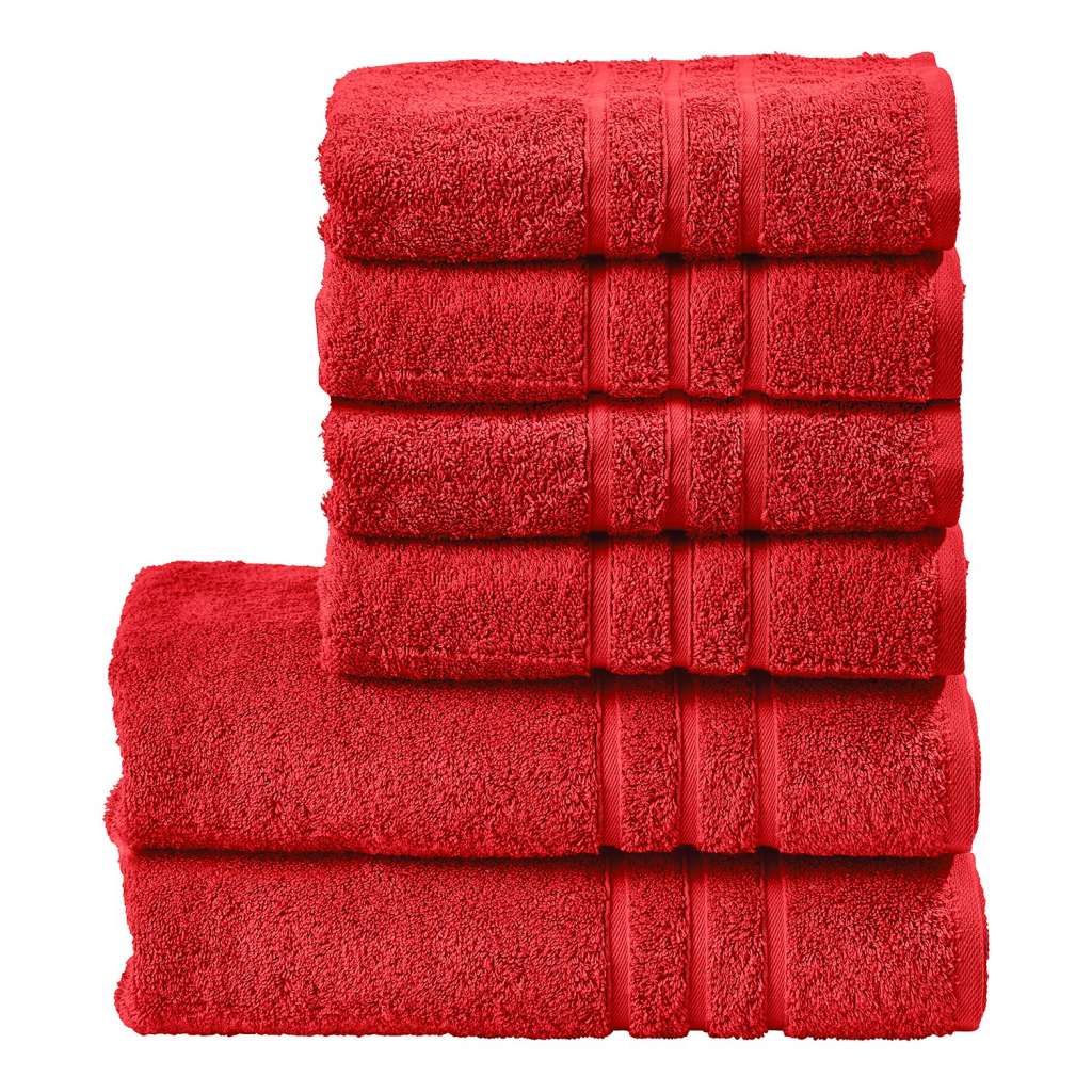 home24 Handtuchset Daily Uni (6-teilig)
