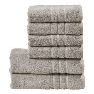 home24 Handtuchset Daily Uni (6-teilig)