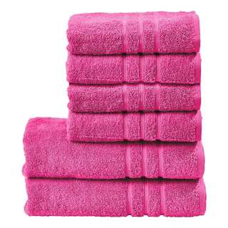 home24 Handtuchset Daily Uni (6-teilig)