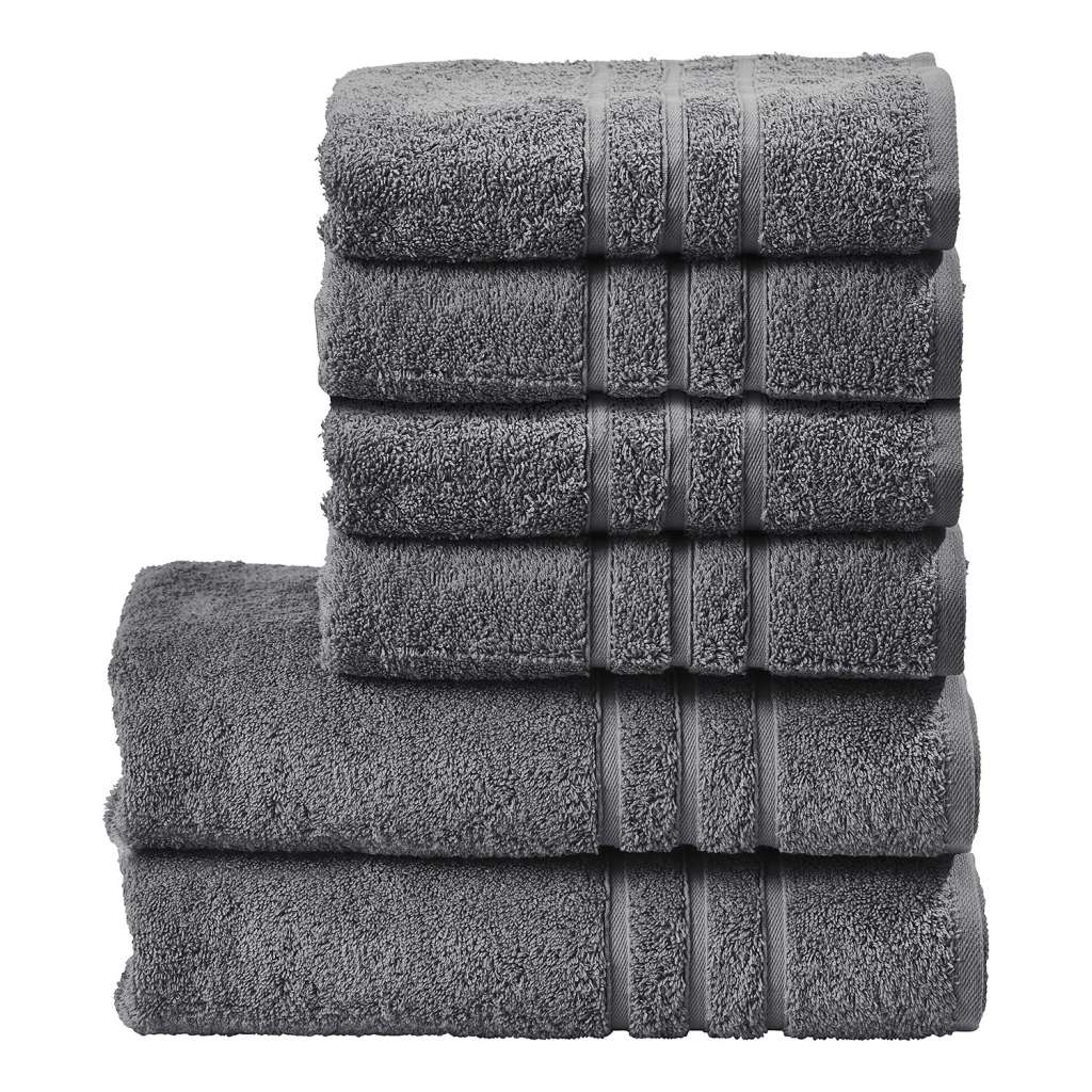 home24 Handtuchset Daily Uni (6-teilig)