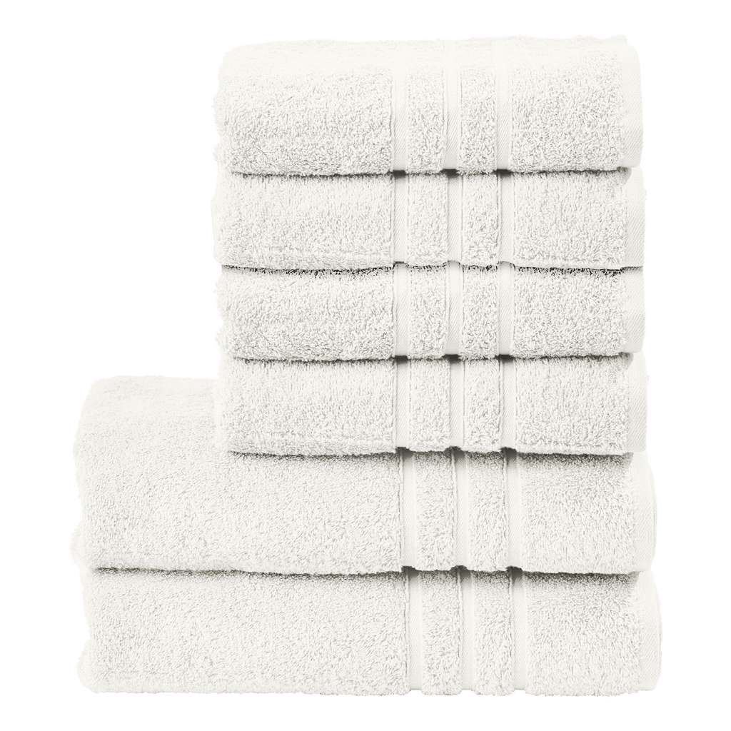 home24 Handtuchset Daily Uni (6-teilig)