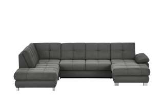 Wohnlandschaft  Cosima ¦ grau ¦ Maße (cm): B: 318 H: 86 T: 187 Polstermöbel > Sofas > Schlafsofas - Höffner