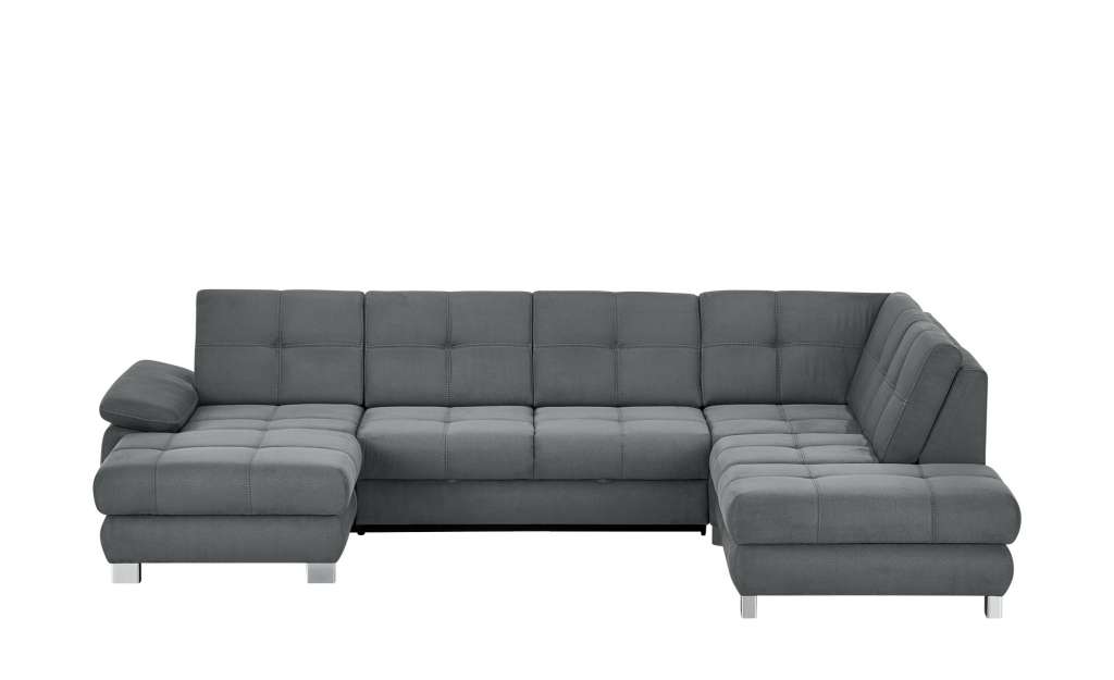 Wohnlandschaft  Cosima ¦ grau ¦ Maße (cm): B: 318 H: 86 T: 239 Polstermöbel > Sofas > Schlafsofas - Höffner