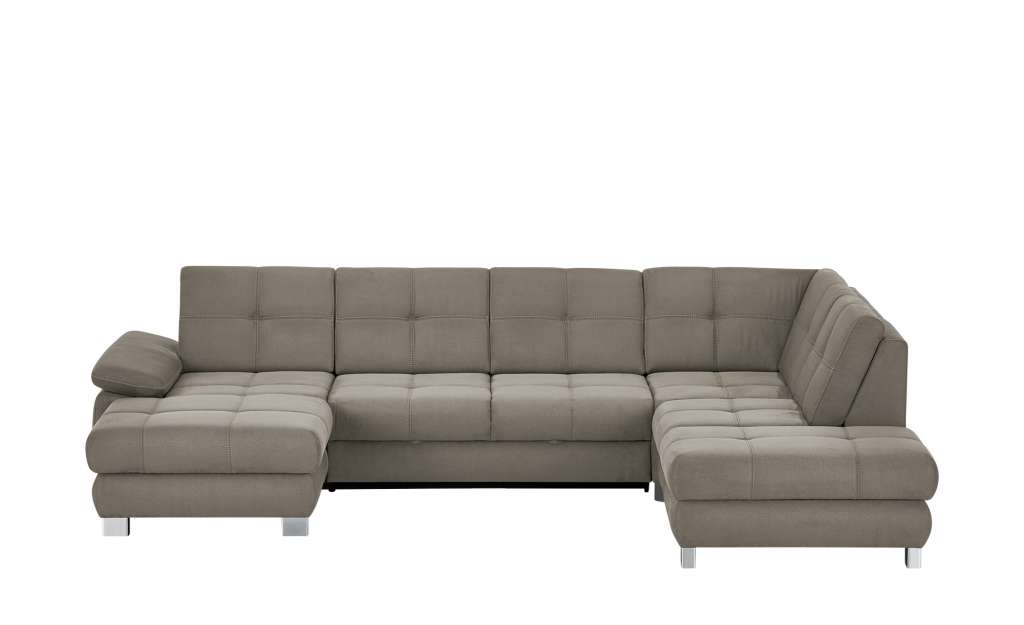 Wohnlandschaft  Cosima ¦ braun ¦ Maße (cm): B: 318 H: 86 T: 239 Polstermöbel > Sofas > Schlafsofas - Höffner