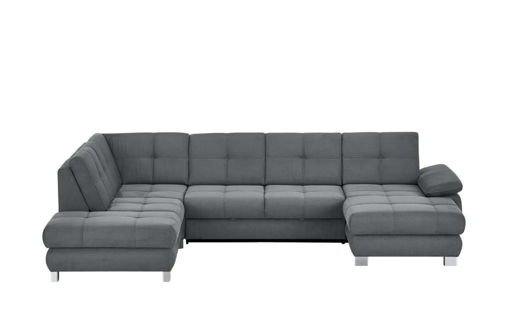 Wohnlandschaft  Cosima ¦ grau ¦ Maße (cm): B: 318 H: 86 T: 187 Polstermöbel > Sofas > Schlafsofas - Höffner