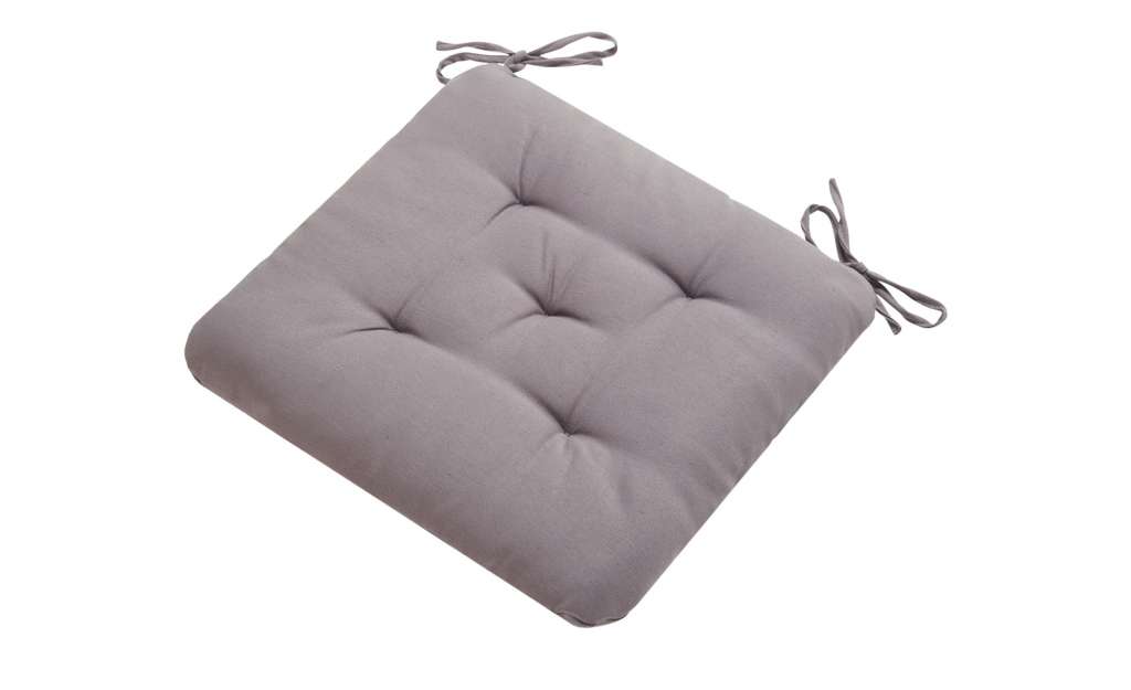 Stuhlkissen  Tia ¦ grau ¦ Füllung: 50% Polyester, 50% Polyurethan, 370gr. ¦ Maße (cm): B: 40 H: 5 Heimtextilien > Kissen > Stuhlkissen - Höffner