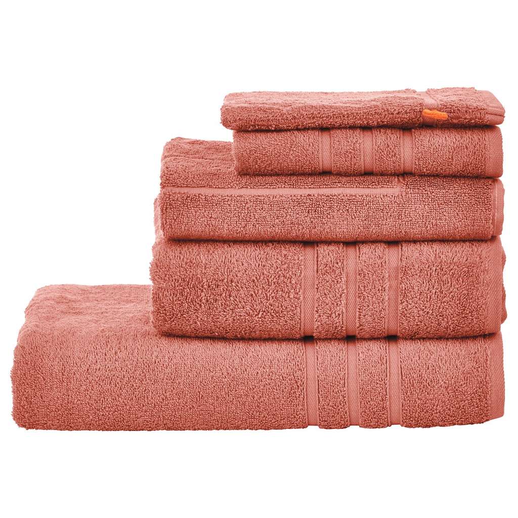 home24 Handtuchset Daily Uni (5-teilig)