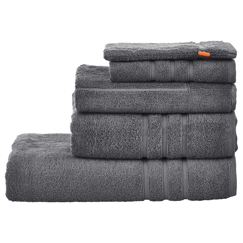 home24 Handtuchset Daily Uni (5-teilig)