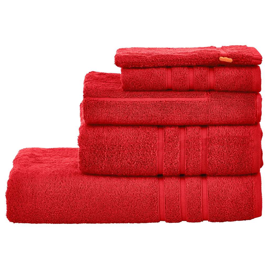 home24 Handtuchset Daily Uni (5-teilig)