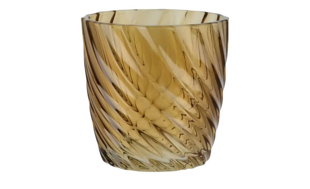 Windlicht ¦ braun ¦ Glas  ¦ Maße (cm): H: 9 Ø: 9 Dekoration > Laternen & Windlichter - Höffner