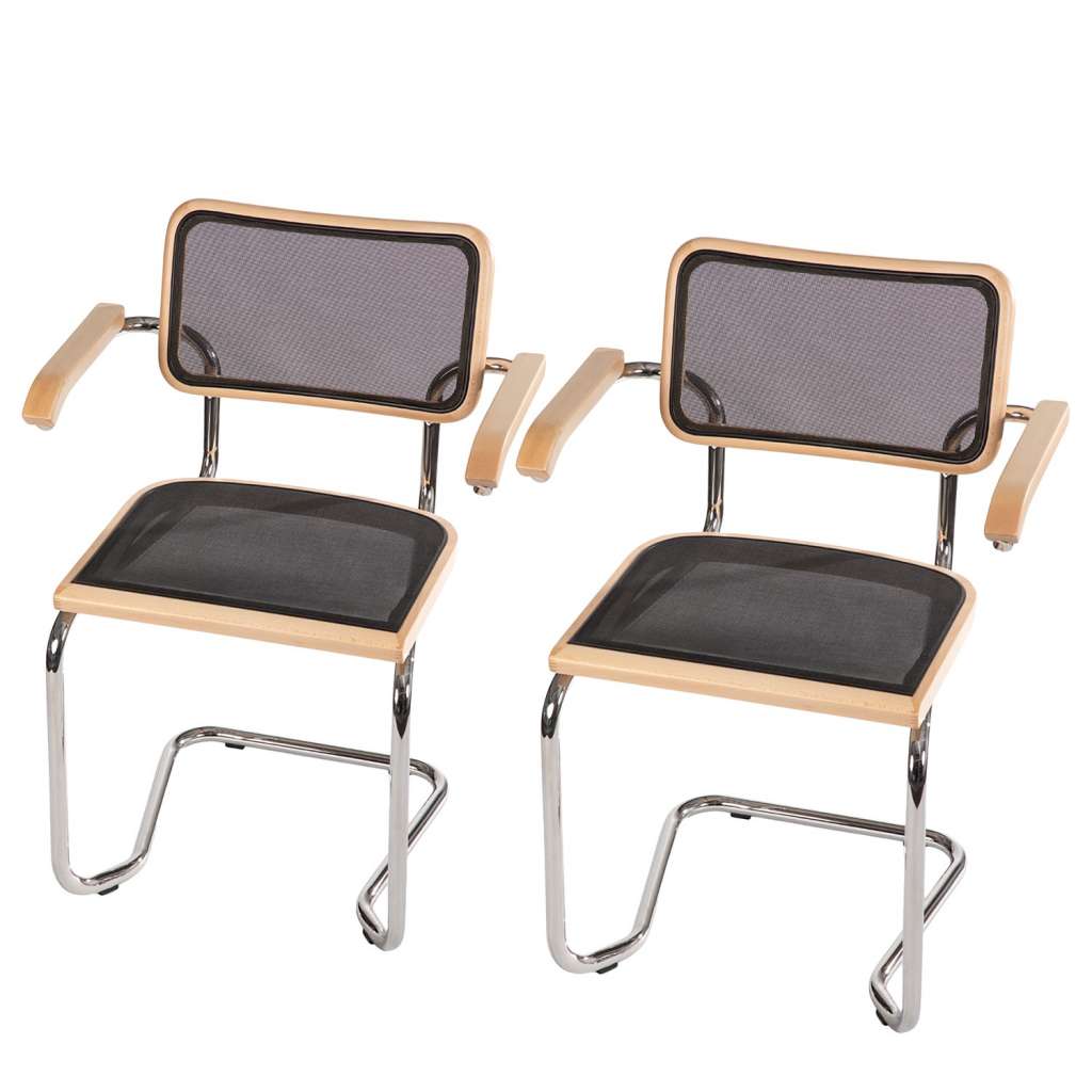 home24 Armlehnenstuhl Holm II (2er-Set)