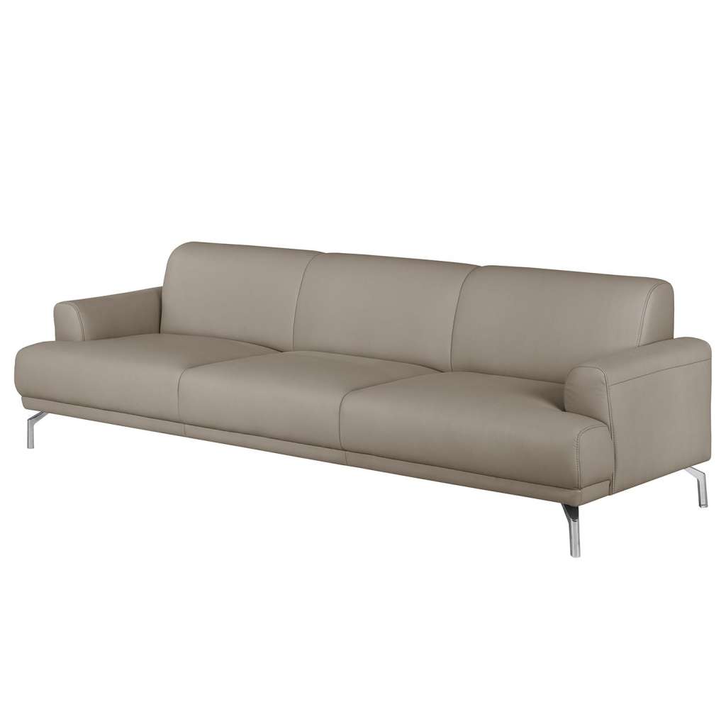 home24 Sofa Sisto I (3-Sitzer) Echtleder
