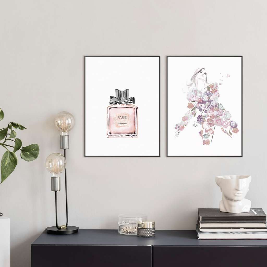 home24 Bildset Pastelltöne (2-teilig)