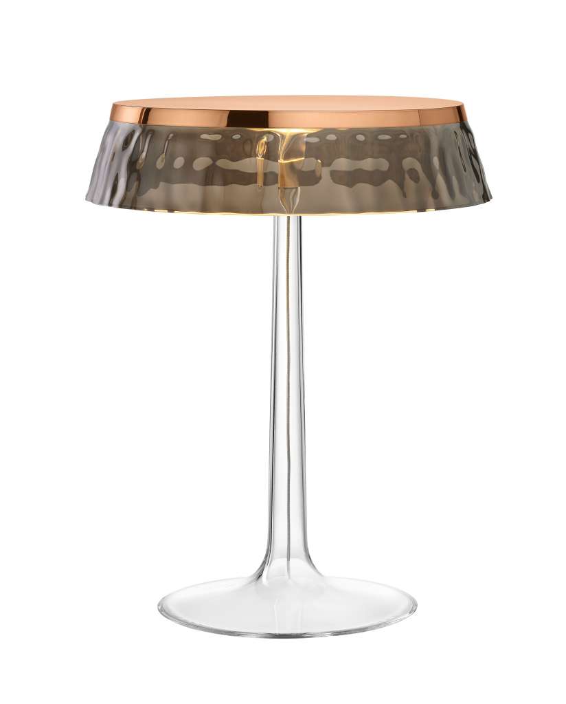 Flos - Bon Jour Tischleuchte - kupfer - Krone fumée - indoor