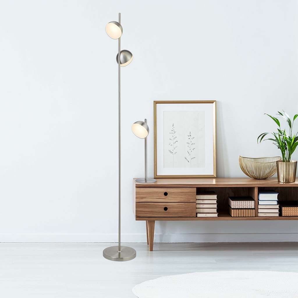 home24 LED-Stehleuchte Tully