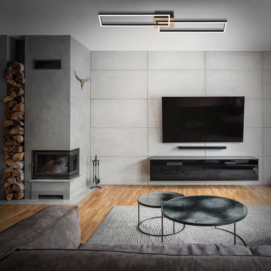 home24 LED-Deckenleuchte Teandra