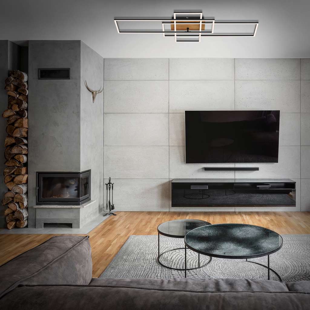 home24 LED-Deckenleuchte Nurba