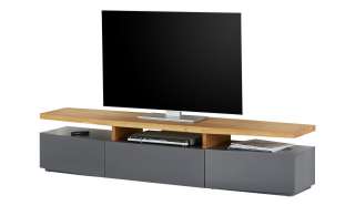 TV-Lowboard  Lazise ¦ grau ¦ Maße (cm): B: 180 H: 39 T: 40 TV- & Media Möbel > TV-Racks - Höffner