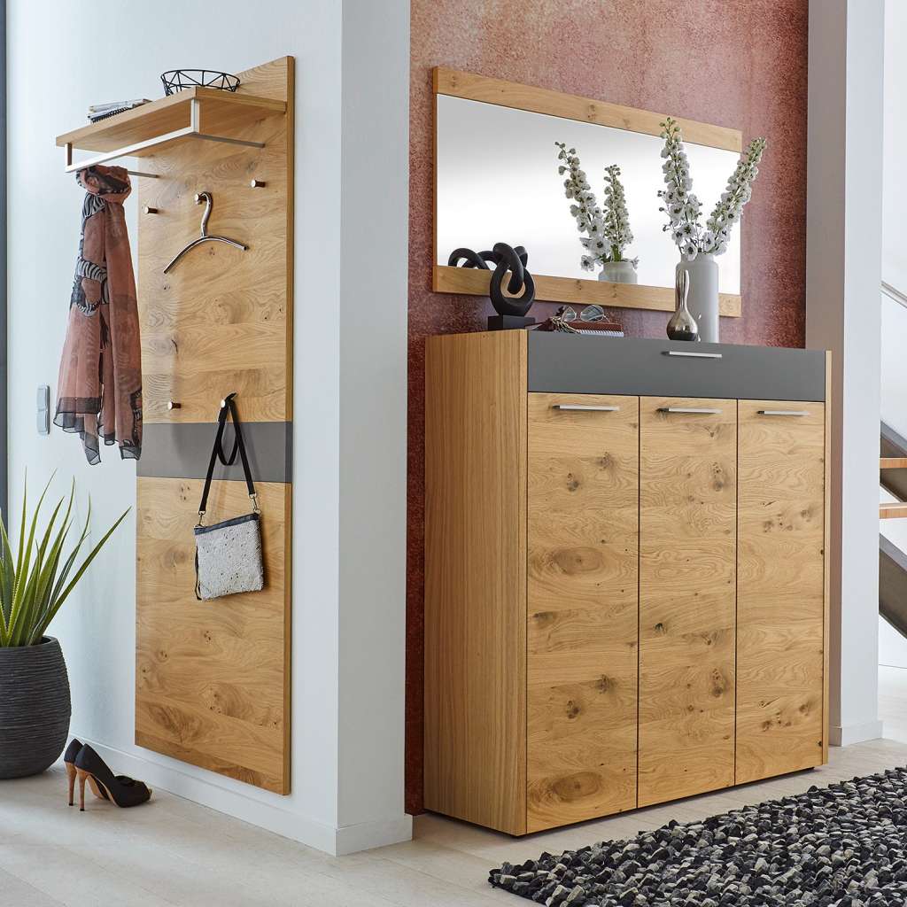 home24 Garderobenset Levio I (3-teilig)