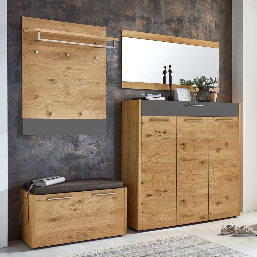 home24 Garderobenset Levio V (4-teilig)