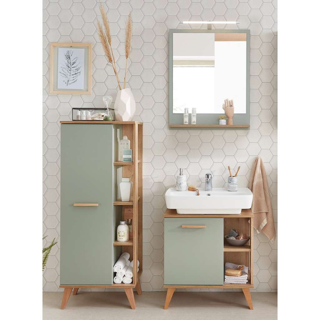 home24 Badezimmerset Salvie III (3-teilig)