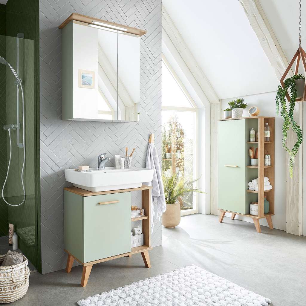 home24 Waschbeckenunterschrank Salvie