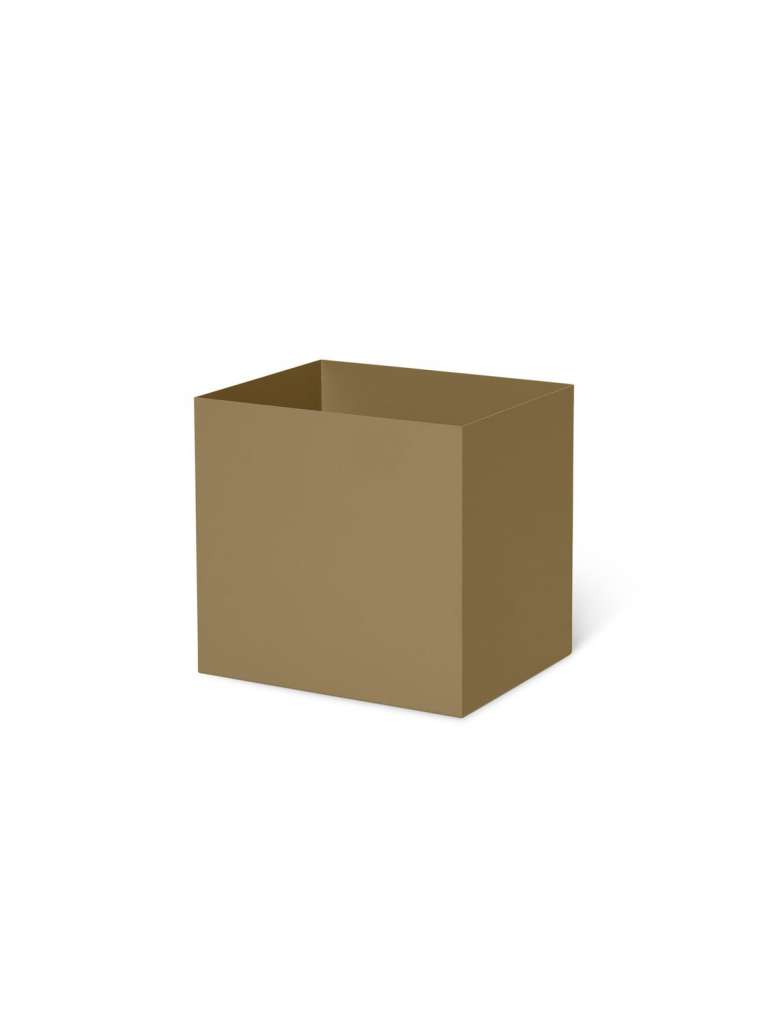 ferm LIVING - Plant Box Pot - klein - olive - indoor