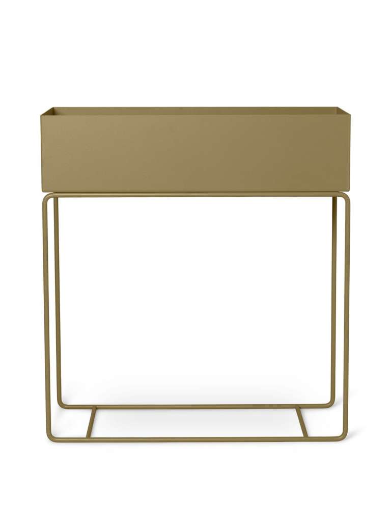 ferm LIVING - Plant Box Pflanzenständer - olive - indoor