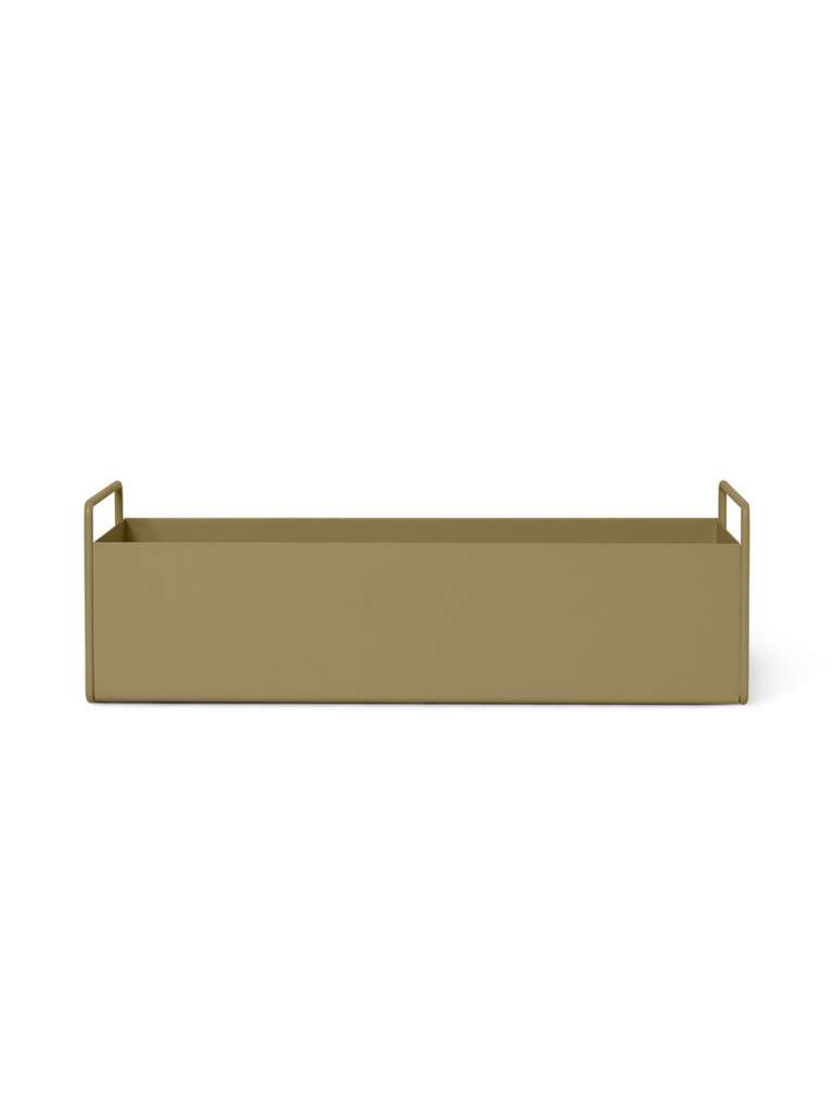 ferm LIVING - Plant Box Blumenkasten - olive - indoor