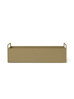 ferm LIVING - Plant Box Blumenkasten - olive - indoor