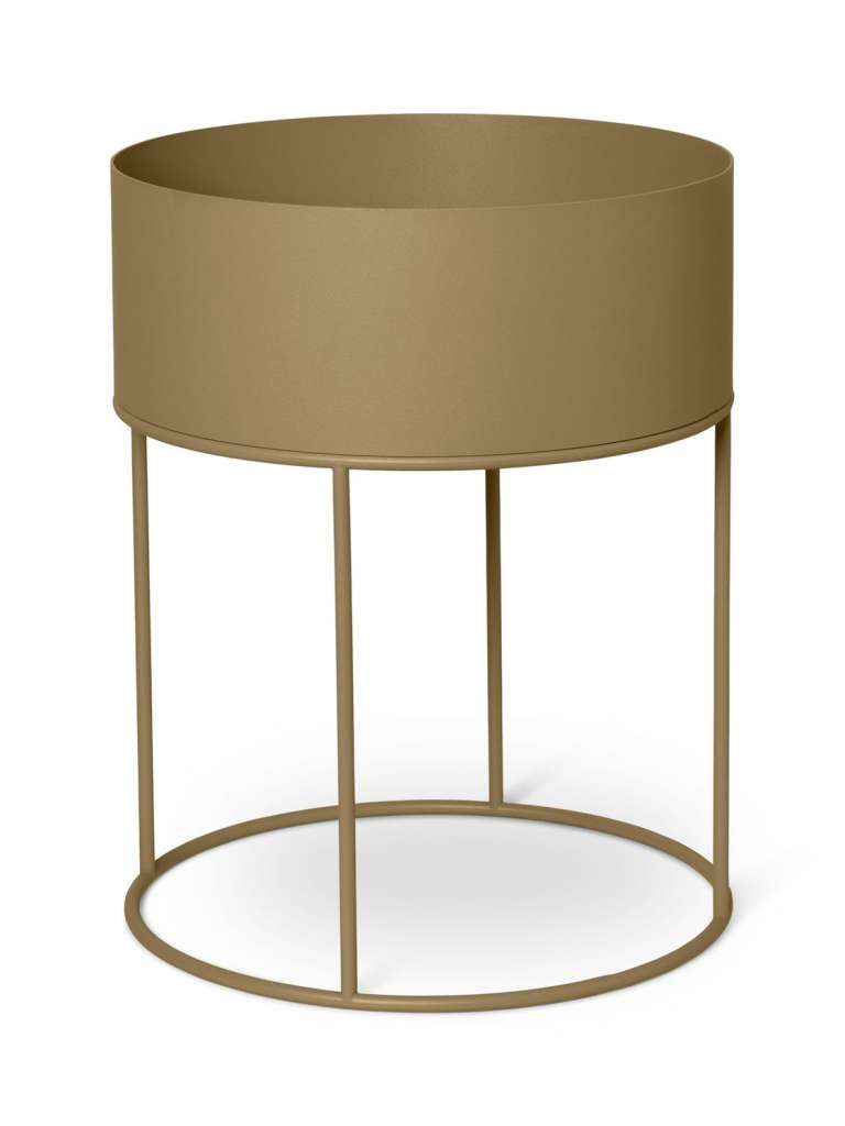 ferm LIVING - Plant Box Zylinder - olive - indoor
