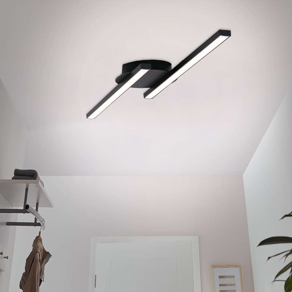 home24 LED-Deckenleuchte Lurma
