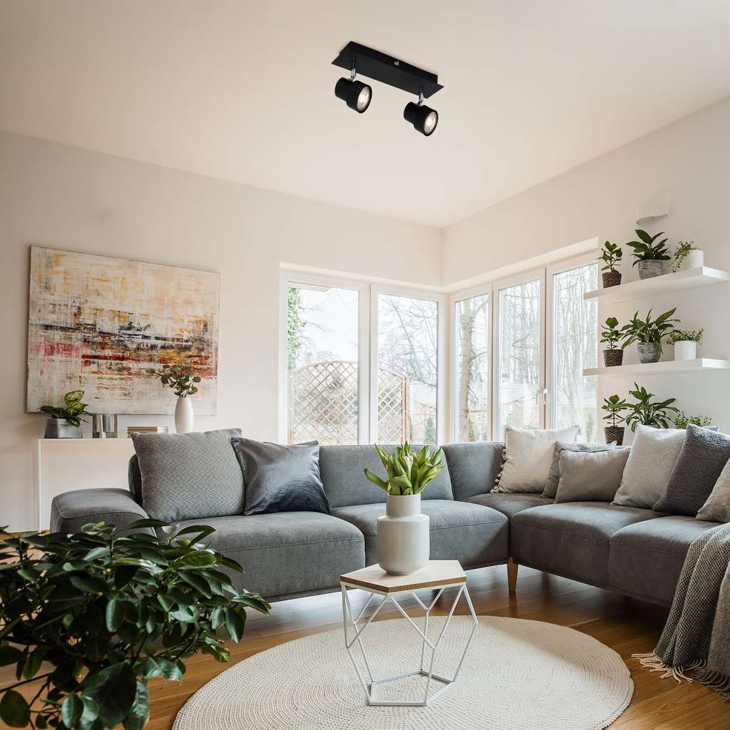 home24 LED-Deckenleuchte Zirkof