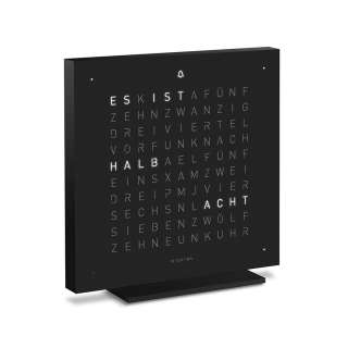 Biegert&Funk - Qlocktwo touch - deutsch - Wecker - metal black - indoor