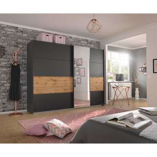 home24 Schwebetürenschrank Boston-Extra