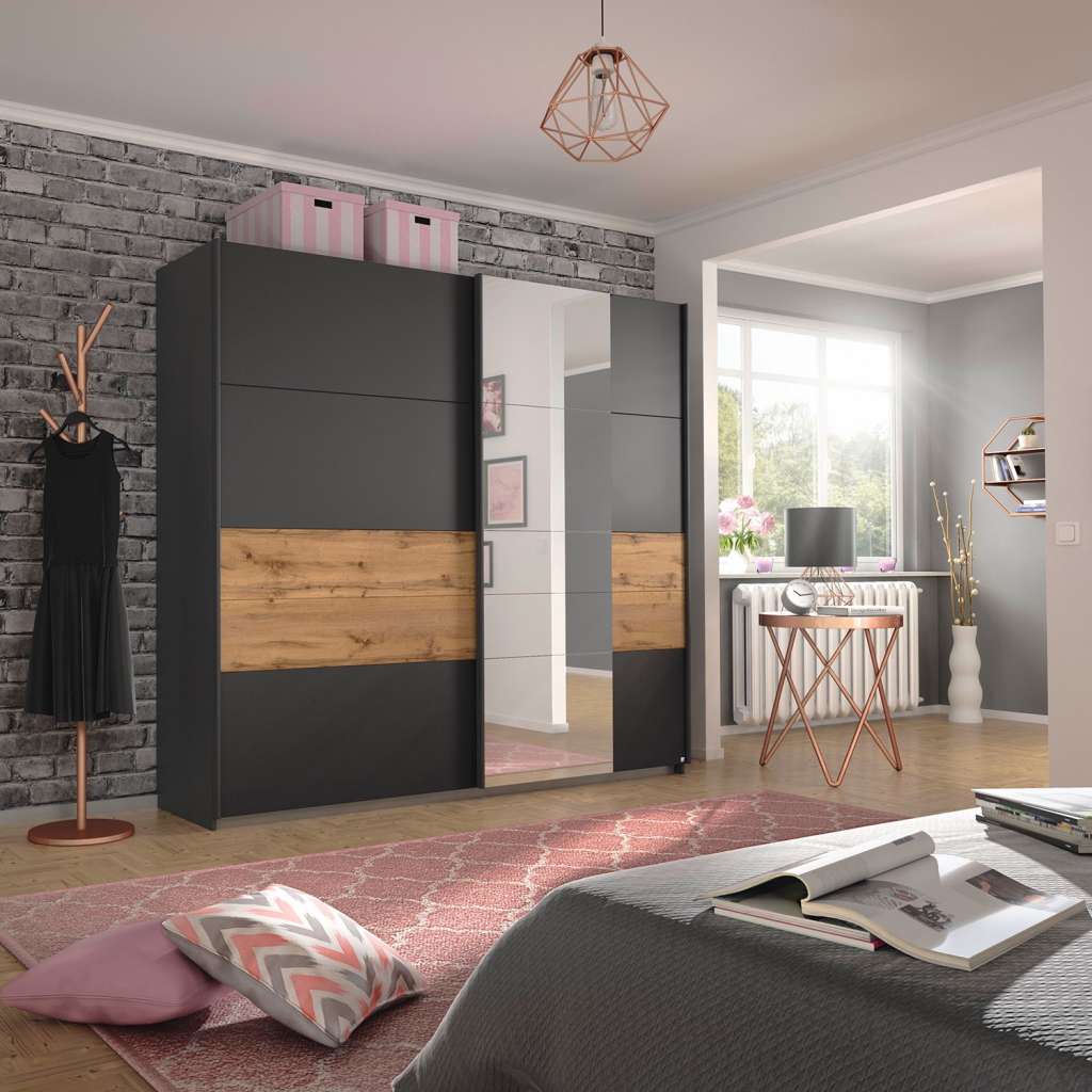home24 Schwebetürenschrank Boston-Extra