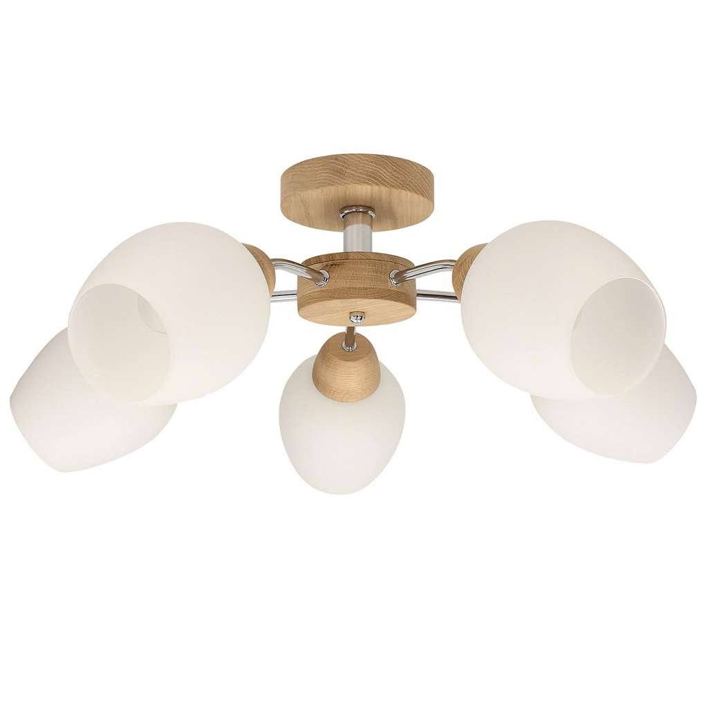 home24 Deckenleuchte Parma Wood I