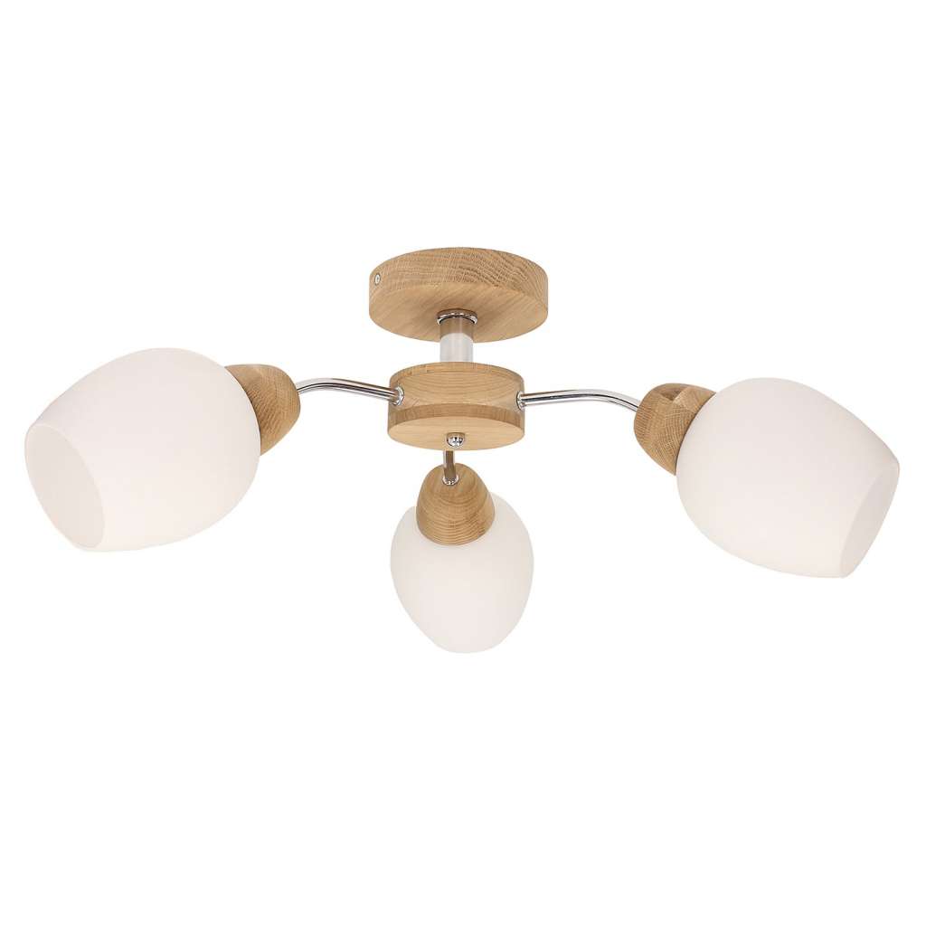 home24 Deckenleuchte Parma Wood I