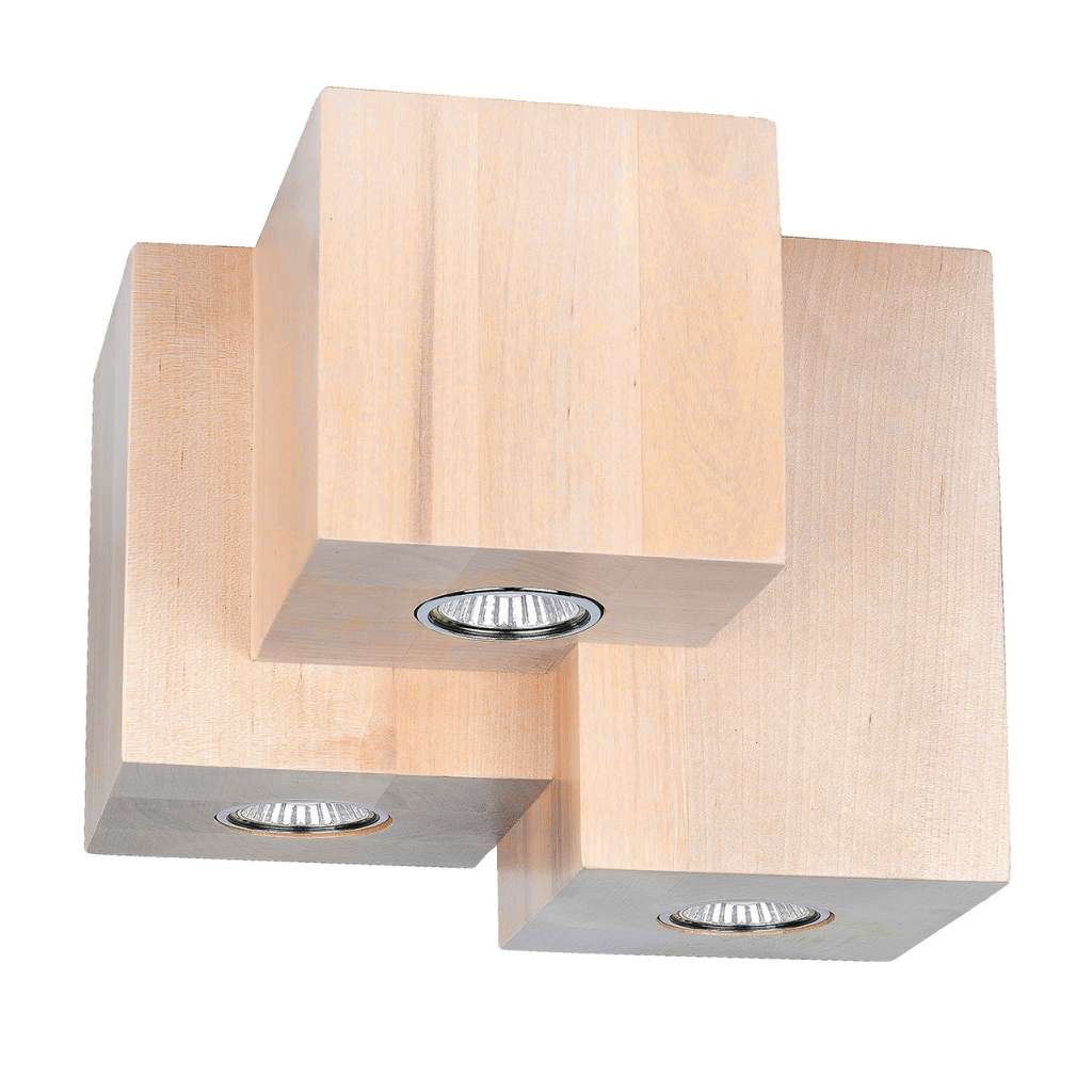 home24 LED-Deckenleuchte Wooddream VI