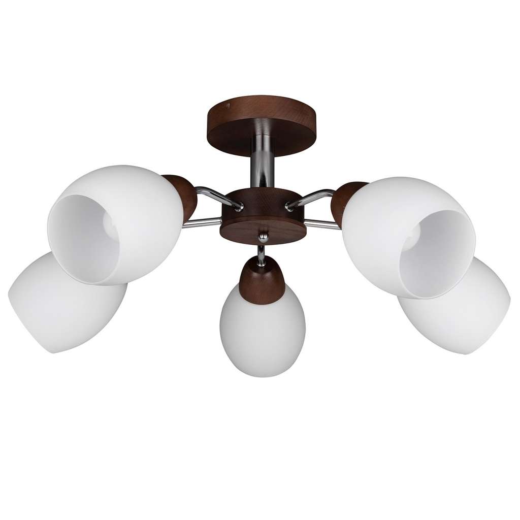 home24 Deckenleuchte Parma Wood II