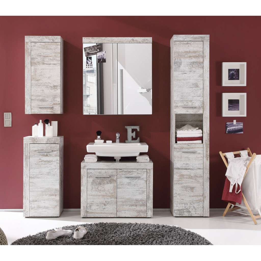 home24 Badezimmerset Miami III (5-teilig)