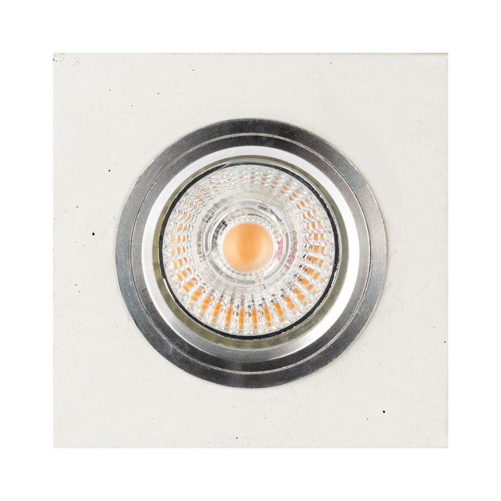 home24 LED-Deckenleuchte Vitar Concrete I