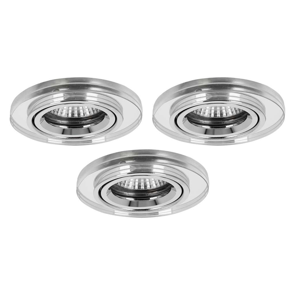 home24 LED-Deckenleuchte Cristaldream (3er-Set)